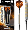 Satz Messing Dart Barrels Mission Ardent mit Grip Lock Technologie.
