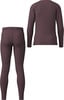 Lange Unterhose und Langarmshirt in Braun.