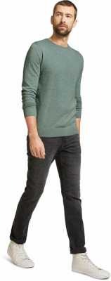 Tom Tailor Basic Crew Neck férfi pulóver