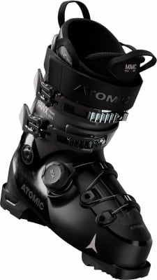 Schwarze Atomic Hawx Prime 105 S Skischuhe mit BOA-System und MIMIC-Innenschuh.