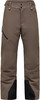 Braune Outdoorhose mit schwarzen Details und Reißverschlüssen.