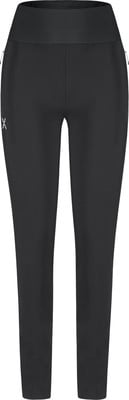 Schwarze Damenleggings mit hohem Bund und Markenlogo. Schwarze Damenleggings mit hohem Bund und Markenlogo.