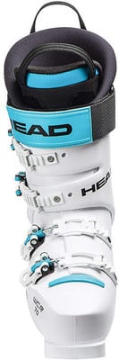 HEAD WCR 70 Skischuh in Weiß mit blauen Details. HEAD WCR 70 Skischuh in Weiß mit blauen Details.