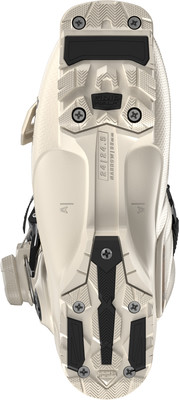 Ansicht der Sohle eines Skischuhs mit GripWalk-Text.
