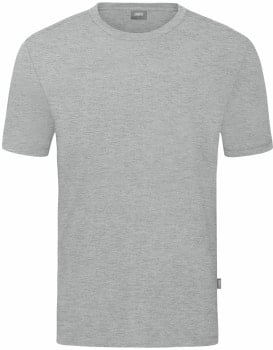 Graues T-Shirt mit kurzen Ärmeln und Rundhalsausschnitt von Jako.