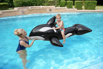 Bestway Whale Ride - On Aufblast. Wal Bestway Whale Ride - On Aufblast. Wal