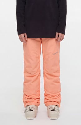 Kinder-Skihose in Lachsrosa mit O'Neill-Logo.