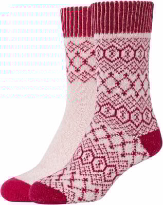 Camano Wmn Cosy Jacquard Socks 2p Mehrfachgrößen Camano Wmn Cosy Jacquard Socks 2p Mehrfachgrößen