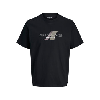 Jack & Jones JACK AND JONES Pán. triČko Tier Front Print SS Crew Neck