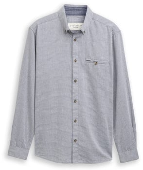 Tom Tailor Structured Shirt férfi hosszú ujjú póló