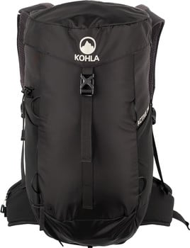 Černý turistický batoh značky KOHLA s logem hory a nápisem ACTIVE.