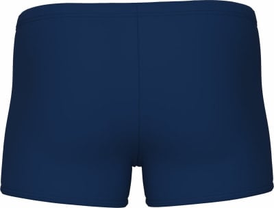 Dunkelblaue Badehose von hinten betrachtet. Dunkelblaue Badehose von hinten betrachtet.