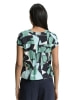 Tom Tailor TOM TAILOR Blouse Printed Női rövid ujjú blúz