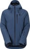 Blaue Herren-Skijacke mit Scott-Logo auf Brust und Ärmel.
