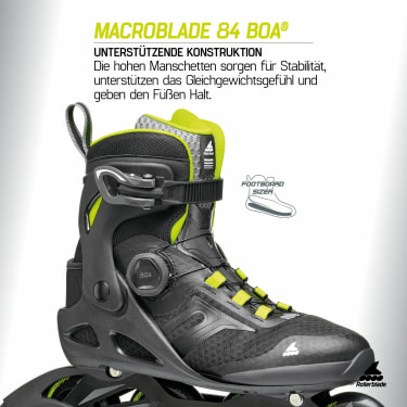 Macroblade 84 Boa Inlineskate Mondopoint-Gr.