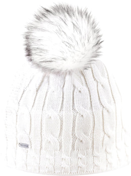 Kama Dám.čepice s bambulí 50%merino,50%akryl