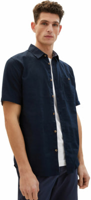 Tom Tailor TOM TAILOR Cotton Linen SS póló