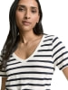 Tom Tailor TOM TAILOR V-Neck Slub Női póló