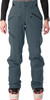 Blaue Skihose mit schwarzen Reißverschlüssen und Dynafit-Logo.