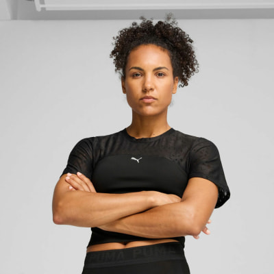 Puma Lace Crop T-Shirt