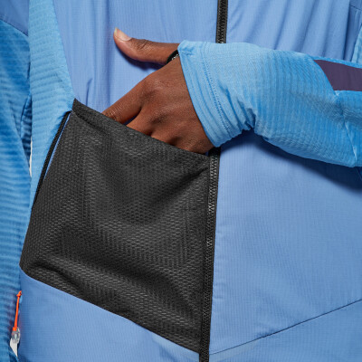 Salewa Pedroc Pl Wind Hd Fleecejacke mit Kapuze POLARLITE