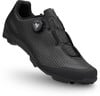 Schwarzer Scott Radschuh mit BOA-System und perforiertem Obermaterial.