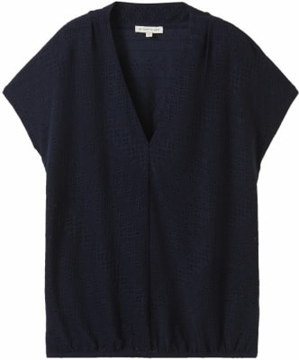Tom Tailor TOM TAILOR Ajour V-Neck Női póló