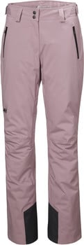 Damen-Skihose in Rosa mit schwarzen Details und HH-Logo.