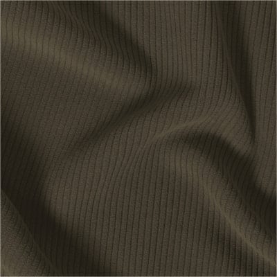 Dunkelgrüner Cordstoff mit feinen Rippen und weicher Oberfläche. Dunkelgrüner Cordstoff mit feinen Rippen und weicher Oberfläche.