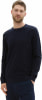 Tom Tailor Structured Crew férfi pulóver