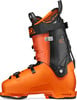 Herren-Skischuh von NORDICA in Orange mit schwarzen Akzenten und Schnallen.
