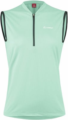 Löffler Plain Radtrikot ärmellos mit Halfzip