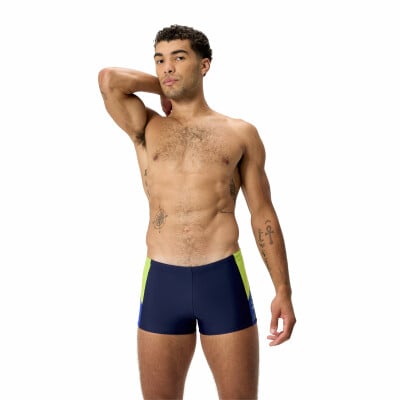 Speedo Dive Aquashort Badehose mit Bein 80% rec, NY, 20% EL