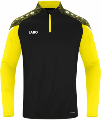Jako Performance Langarmshirt mit Halfzip