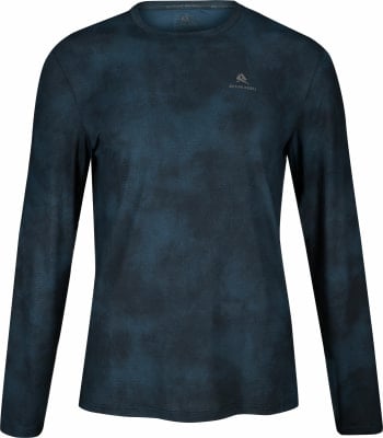 Blaues Langarmshirt mit Aufdruck von Active Rebel. Blaues Langarmshirt mit Aufdruck von Active Rebel.