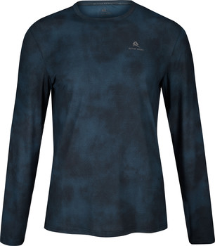 Blaues Langarmshirt mit Aufdruck von Active Rebel.