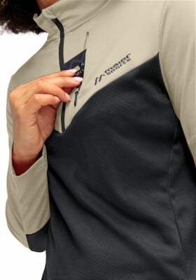 Maier Sports Evii Skileibchen mit Halfzip