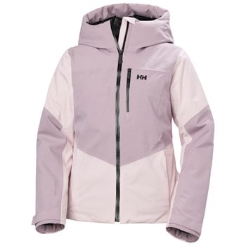 Helly Hansen női sídzseki rózsaszín és világoslila árnyalatokban.