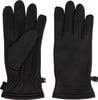 Schwarze Handschuhe mit rutschfester Oberfläche und verstellbarem Handgelenk.