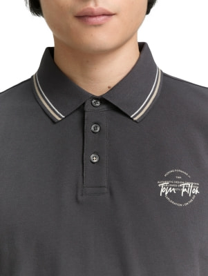 Tom Tailor Detailed Polo férfi póló