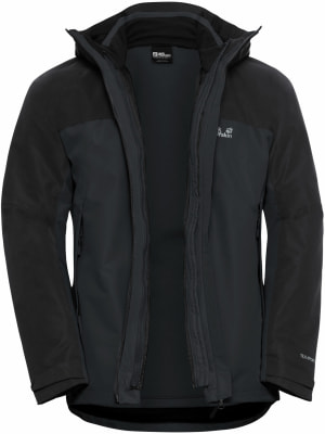 Jack Wolfskin Wild Places 3in1 Wanderjacke mit Kapuze