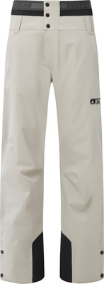 Beige Skihose mit schwarzen Details und Markenlogo. Beige Skihose mit schwarzen Details und Markenlogo.