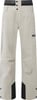 Beige Skihose mit schwarzen Details und Markenlogo.