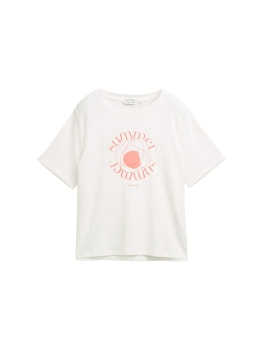 Tom Tailor TOM TAILOR Boxy Crew Neck Női póló