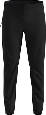 Schwarze Outdoor-Hose mit Markenlogo am rechten Hosenbein. Schwarze Outdoor-Hose mit Markenlogo am rechten Hosenbein.