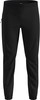 Schwarze Outdoor-Hose mit Markenlogo am rechten Hosenbein.