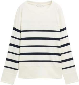 Tom Tailor TOM TAILOR Stripe Solid Mix Női L/S póló