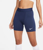 Dunkelblaue Nike Radlerhosen für Damen mit Logo