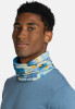 Buff Merino Lightweight Neckwarmer Digital Print
