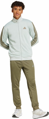 adidas M 3S FT TT TS Trainingsanzug 100%rec.PES